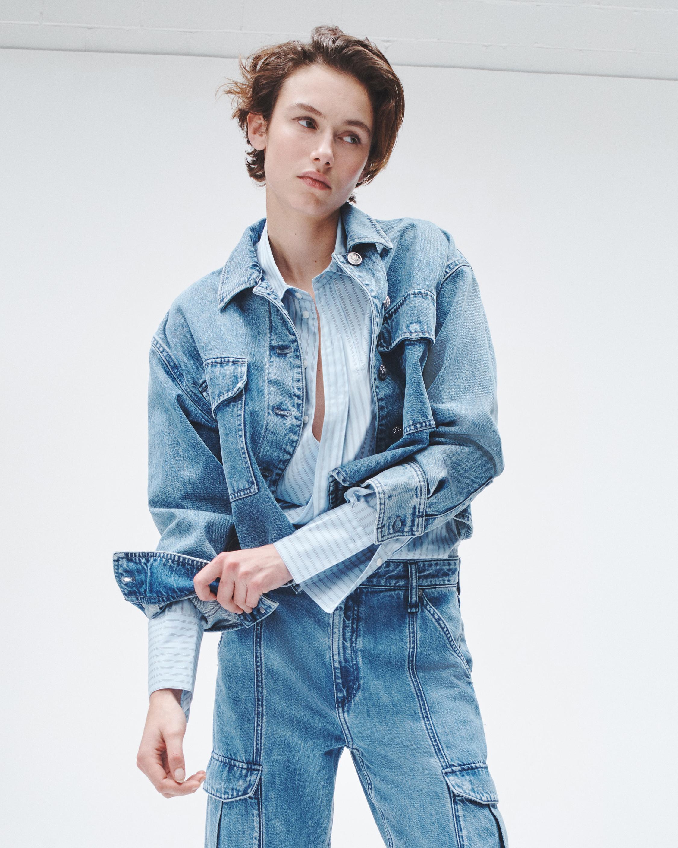 Jaiden Denim Shirt Jacket